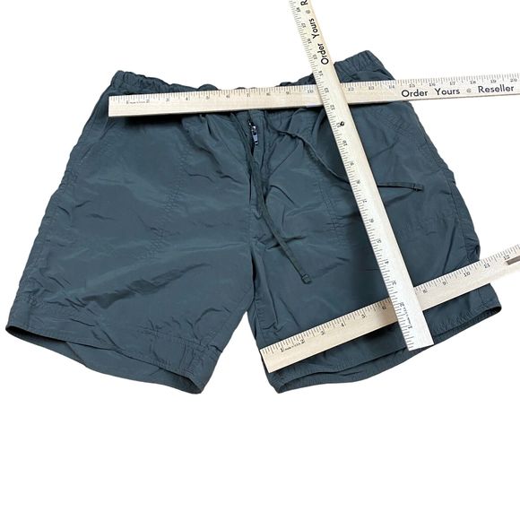 Patagonia Hiking Shorts Womens Size 10 Green 100% Nylon Pockets Drawstring - Picture 5 of 7